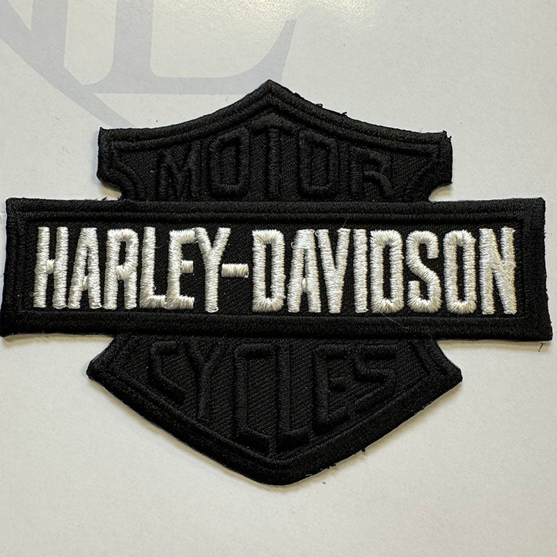 Patch - Harley Davidson Motorcycles Bar & Shield - Black Background