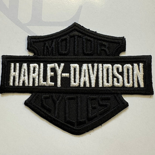 Patch - Harley Davidson Motorcycles Bar & Shield - Black Background