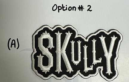 Skully Wicked Logo Patch - Option 2A